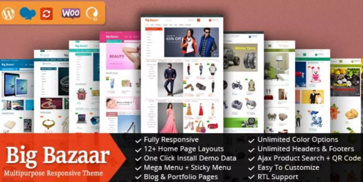 BigBazaar - Responsive WooCommerce WordPress Theme