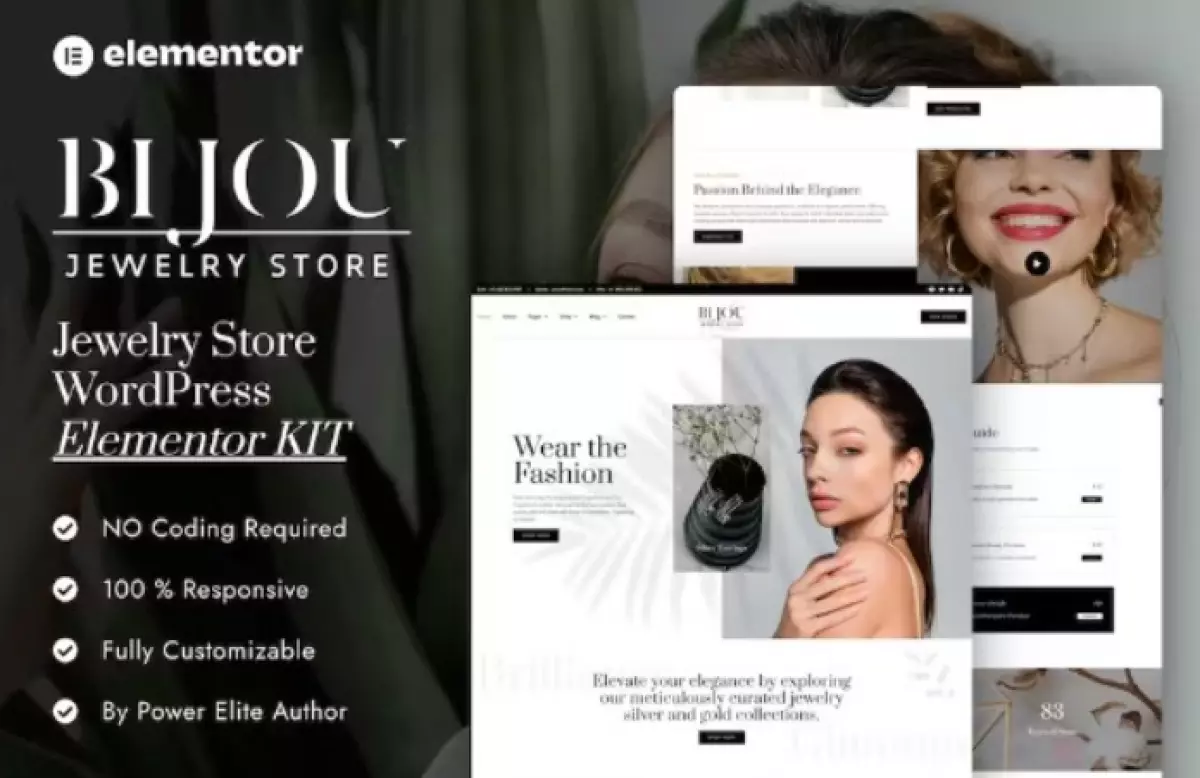 Bijou – Jewelry Store Elementor Pro Template Kit