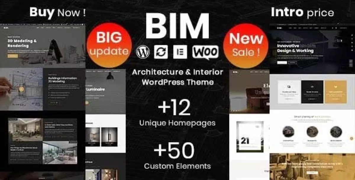 BIM - Architecture & Interior Design Elementor WordPress Theme 1.3.1