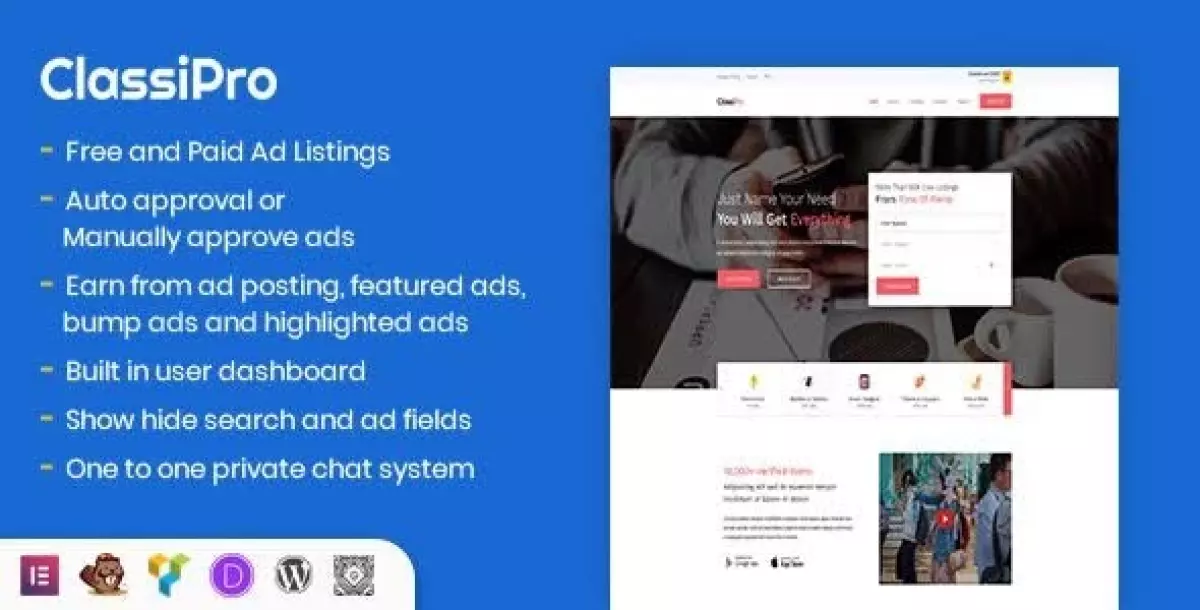 [WISH] Classipro - Classified Ads WordPress