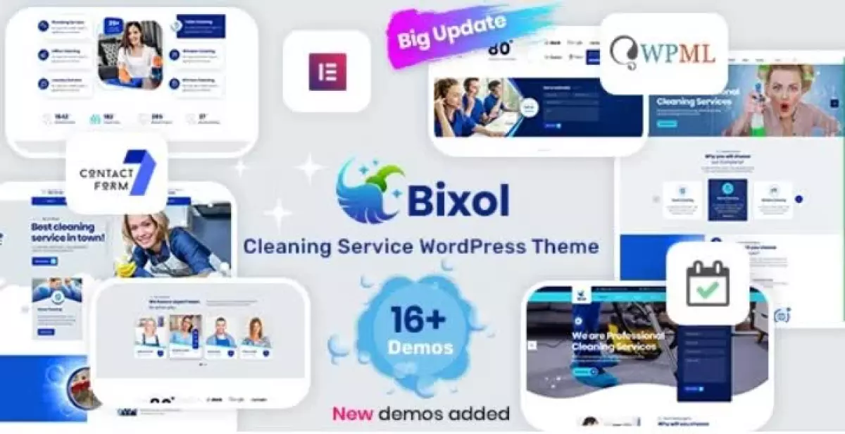 Bixol - Cleaning Services WordPress Theme