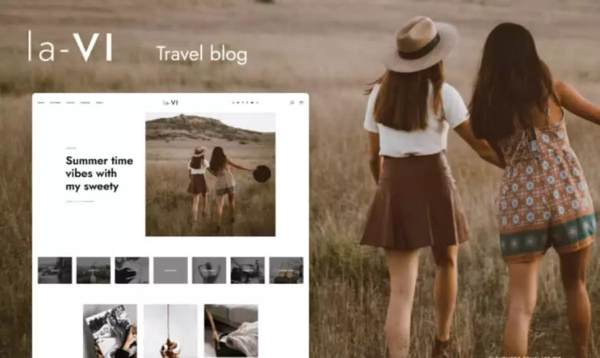 laVi - Travel Blog Elementor Template