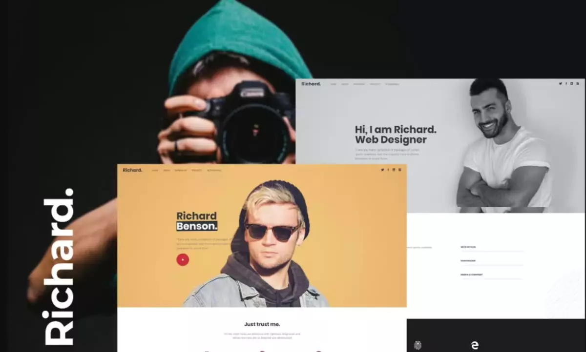 Richard - Onepage Personal WordPress Theme