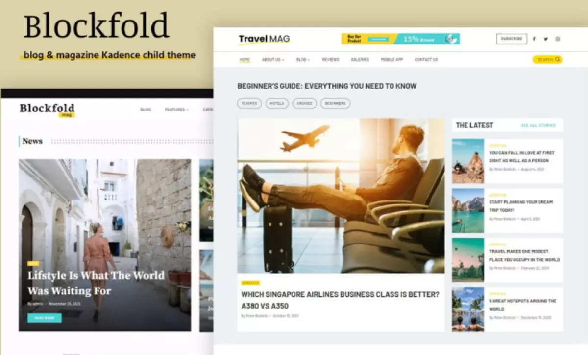 Blockfold – Blog, Portfolio and Magazine WordPress Theme