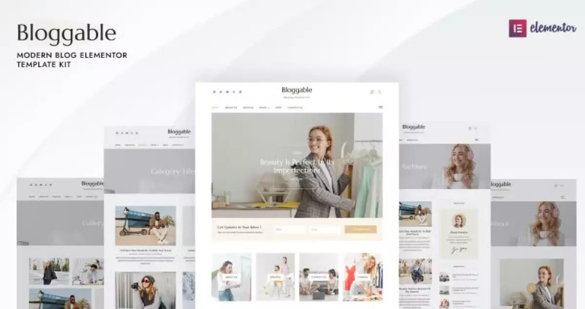 Bloggable - Modern Blog Elementor Template