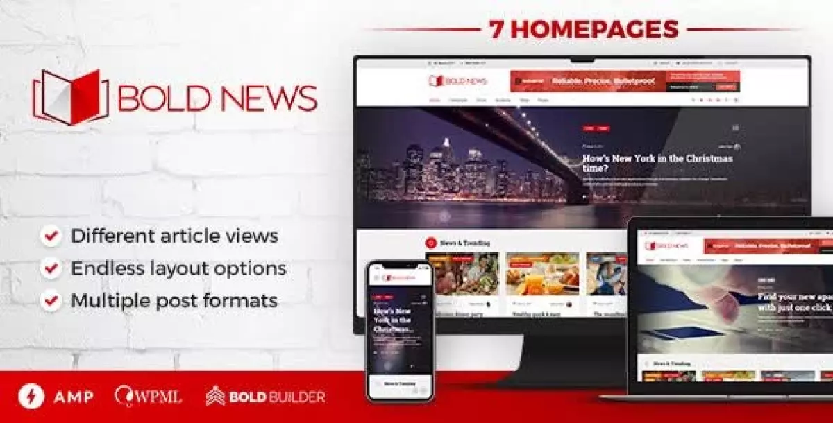 Bold News - Magazine & Newspaper WordPress Theme