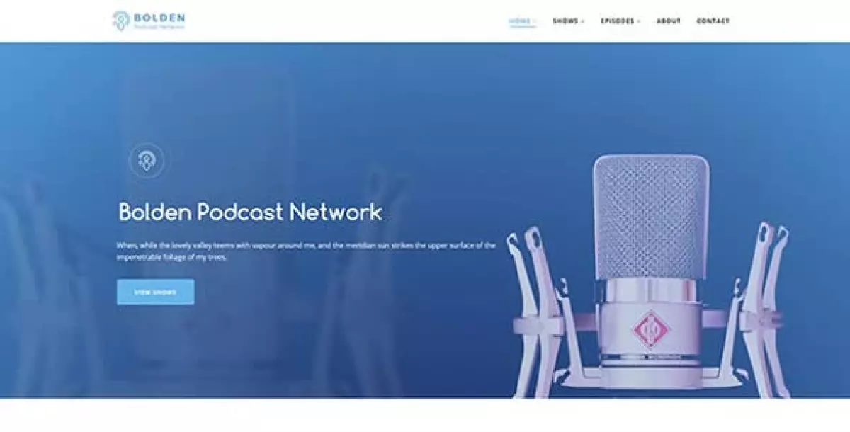 Bolden Podcasting WordPress Theme