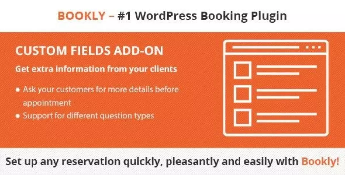 Bookly Custom Fields (Add-on) 3.9
