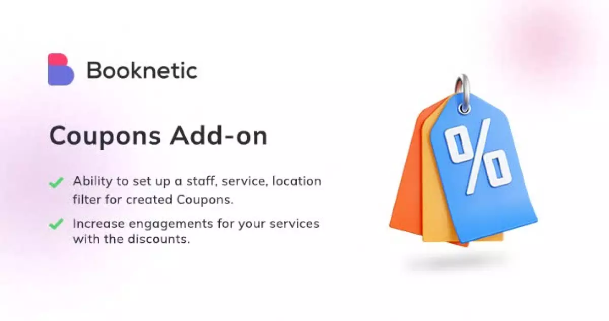 Booknetic – Coupons Addon 1.2.2