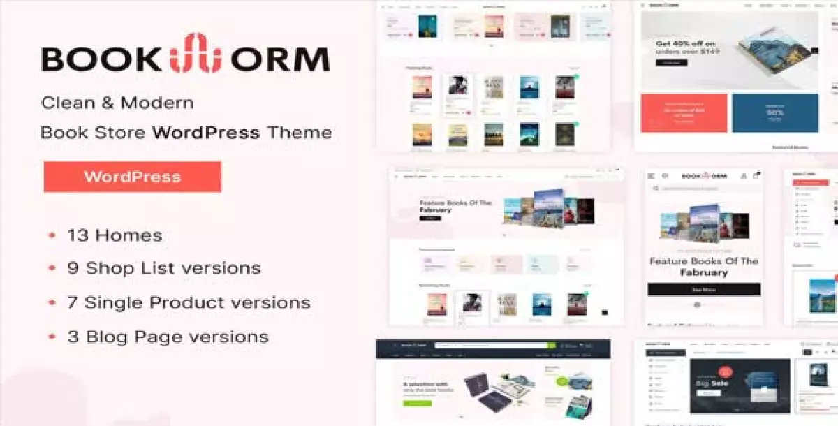 Bookworm - Bookstore & Bookshop WooCommerce Theme 1.2.5