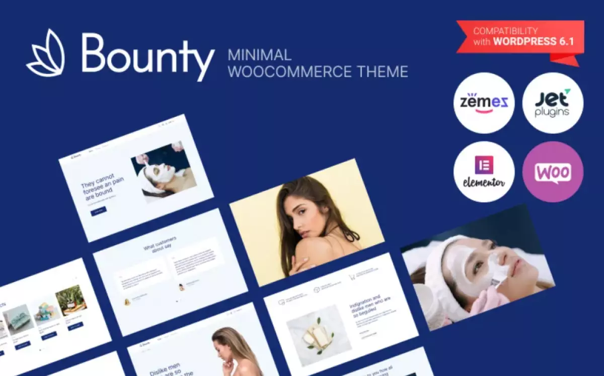 Bounty - Minimal WooCommerce Theme for Beauty