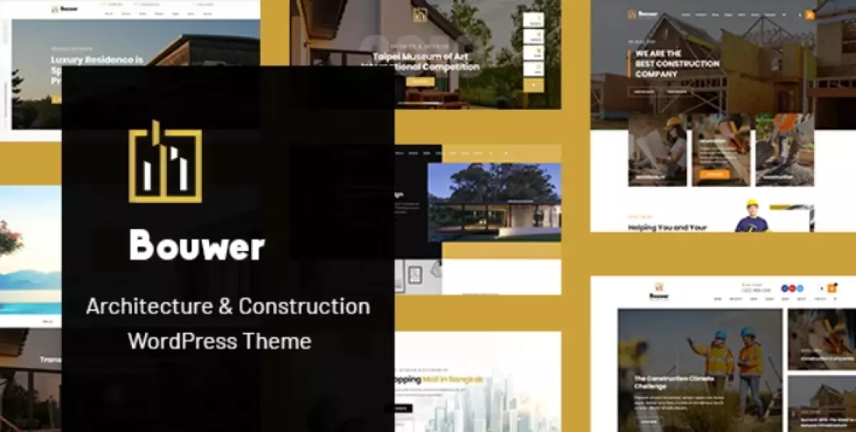 Bouwer - Architecture &amp; Construction WordPress Theme