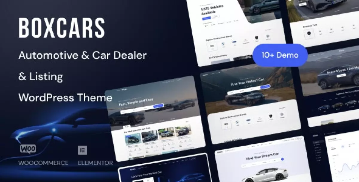 Boxcar – Automotive &amp; Car Dealer WordPress Theme