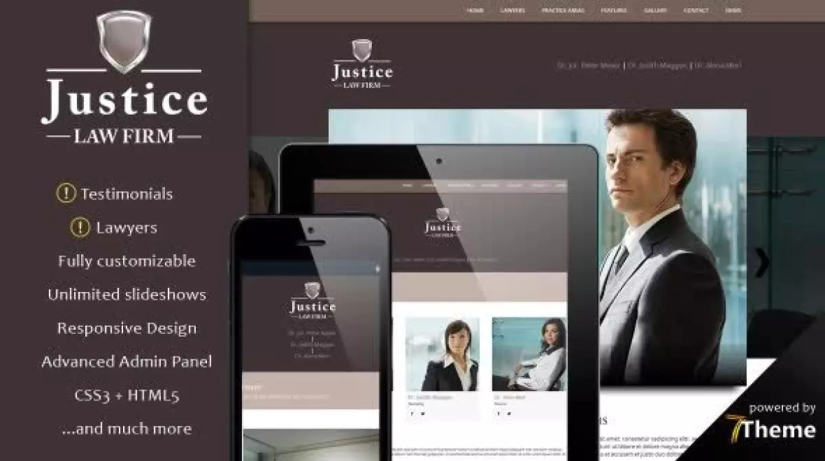 Justice – Lawyer WordPress Theme