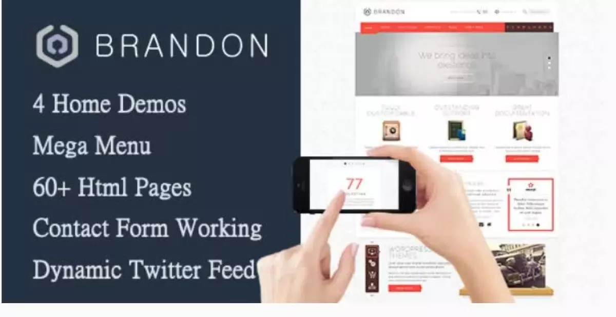 Brandon - Responsive Multi-Purpose HTML Template 1.9.7