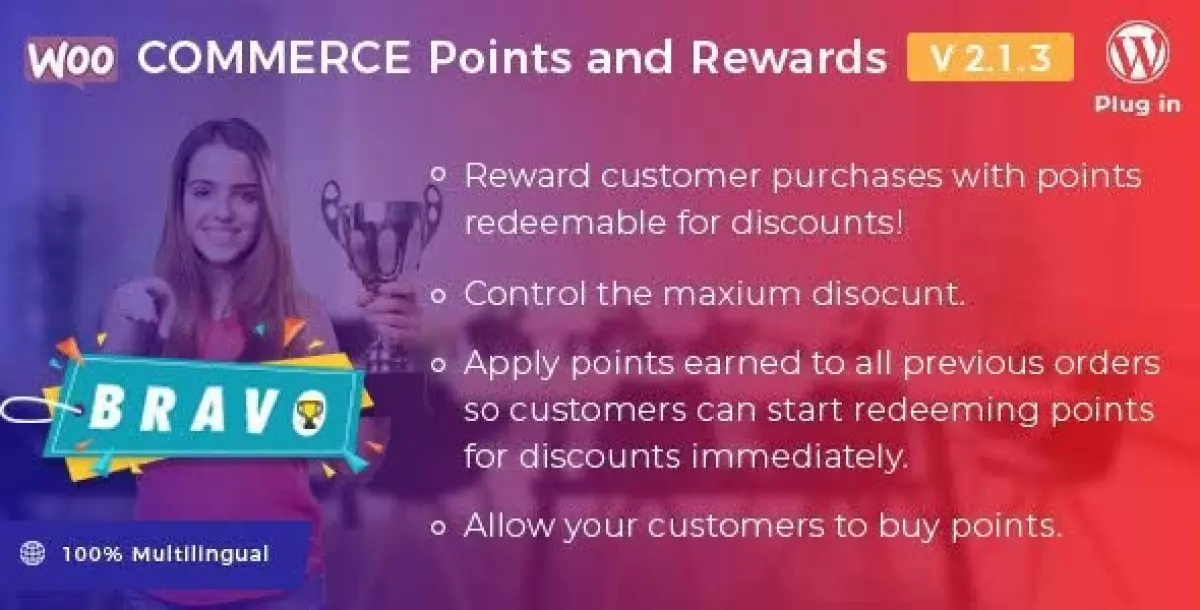 Bravo - WooCommerce Points and Rewards - WordPress Plugin 2.4.0