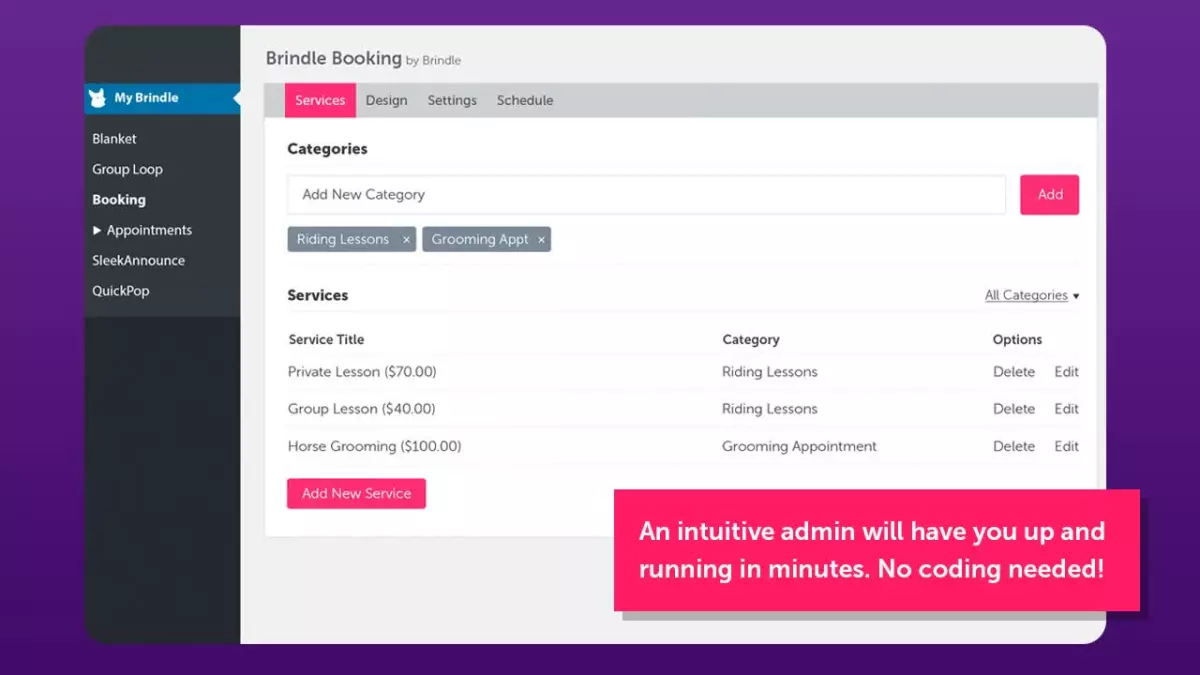 Brindle Booking Appointments Plugin  1.1.7