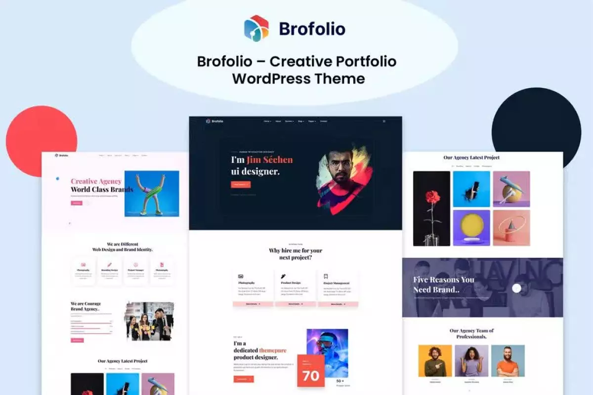 Brofolio – Creative Portfolio WordPress Theme 1.0.1