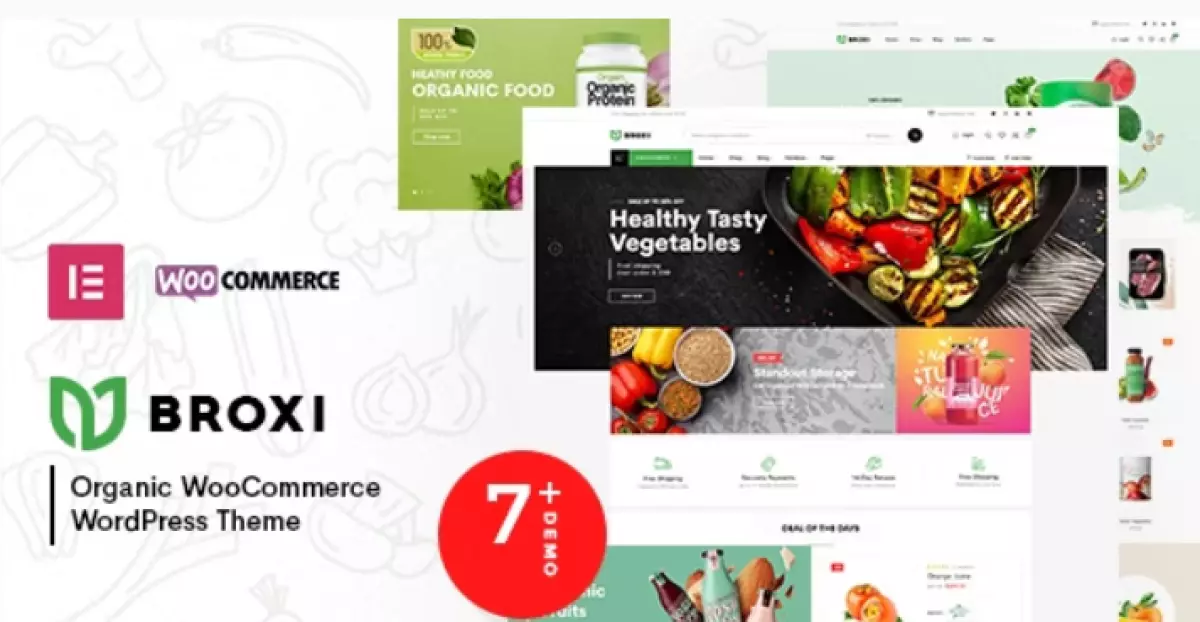 Broxi – Organic &amp; Food WooCommerce WordPress Theme