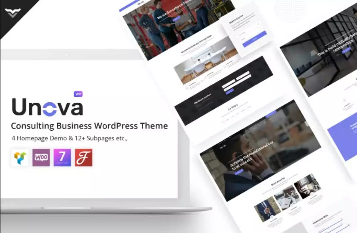 Unova - Consulting Business WordPress Theme