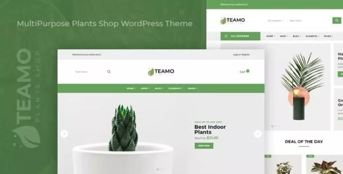 [WISH] Teamo - MultiPurpose Plants Shop WordPress