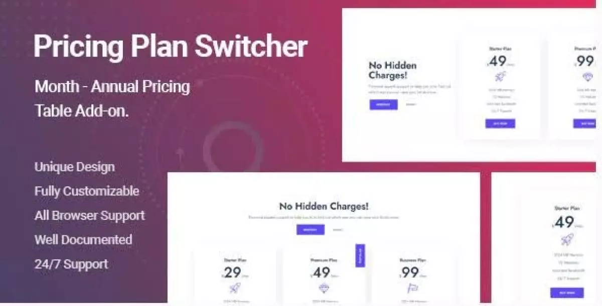 Ultimate Pricing Plan Switcher Addon for Elementor