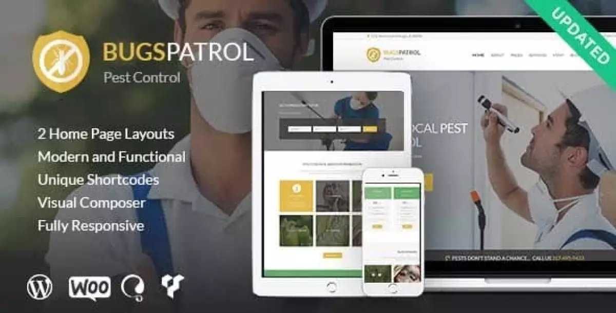 BugsPatrol - Pest & Insects Control Disinsection Services WordPress Theme 1.4.3