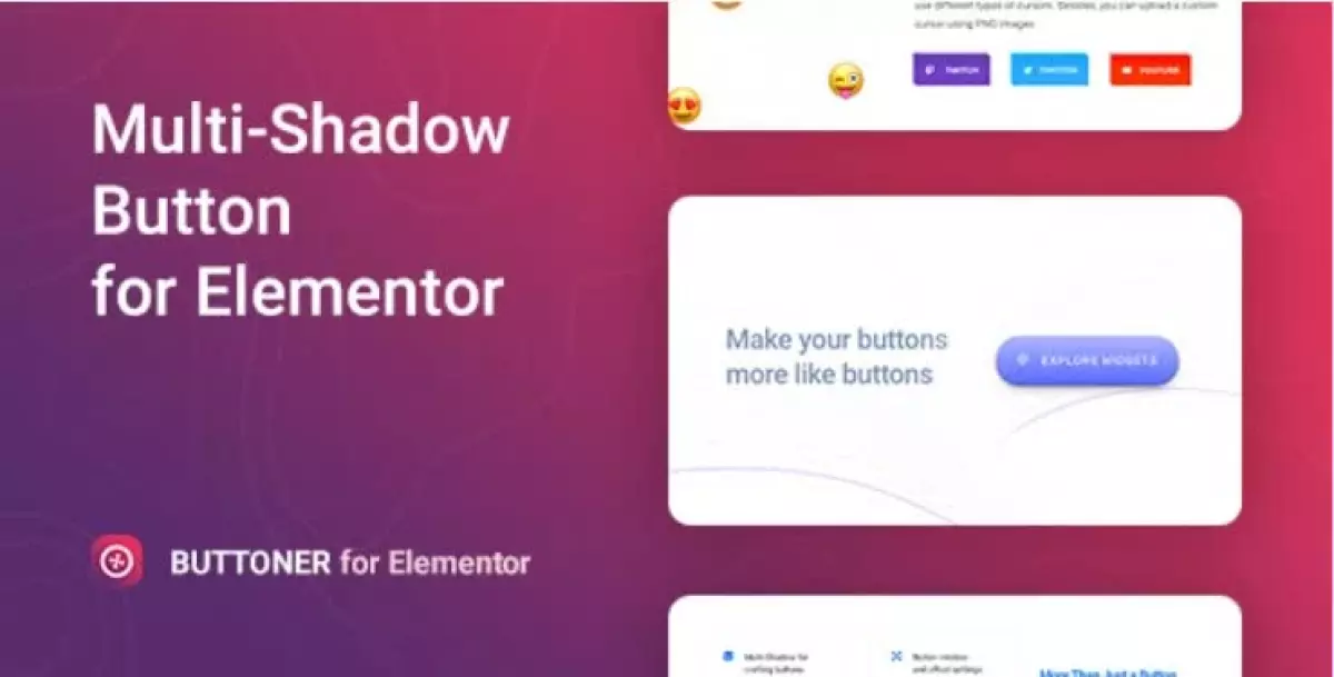 Buttoner – Multi-shadow Button for Elementor 1.0.3