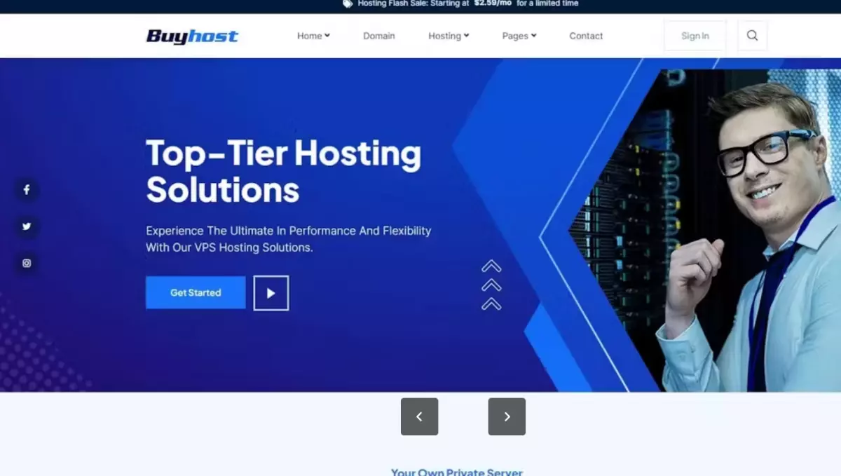 Buyhost - Web Hosting Elementor Template Kit