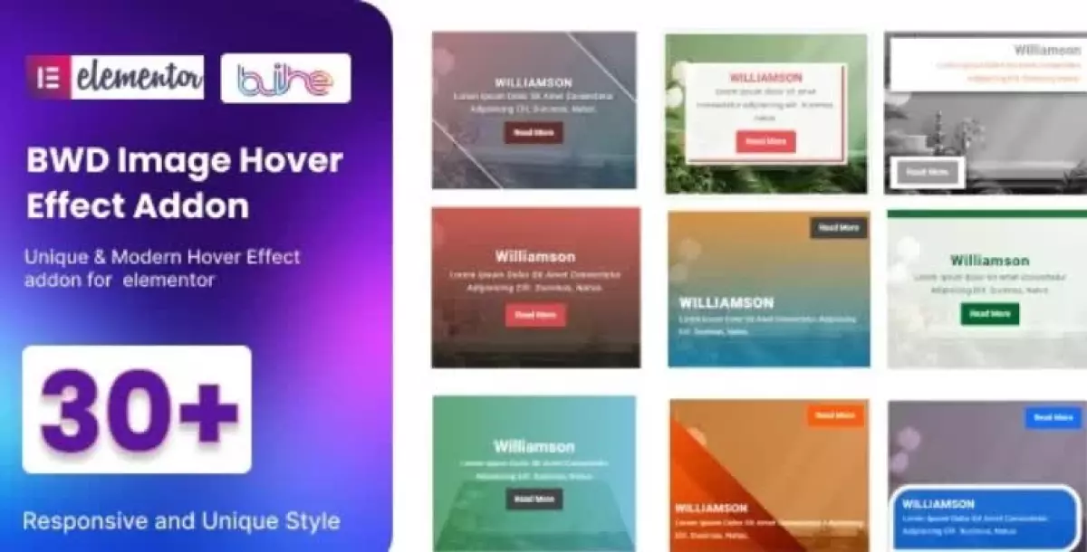 BWD Image Hover Effect addon for elementor 1.1