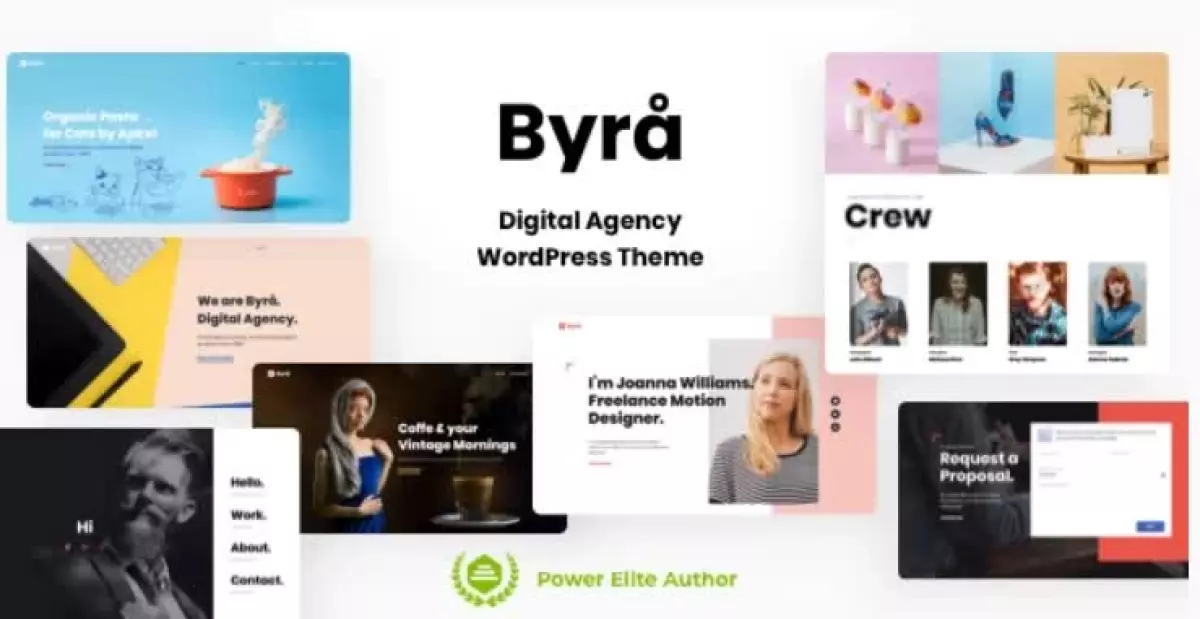 Byra - Simple Portfolio WordPress Theme 11.6