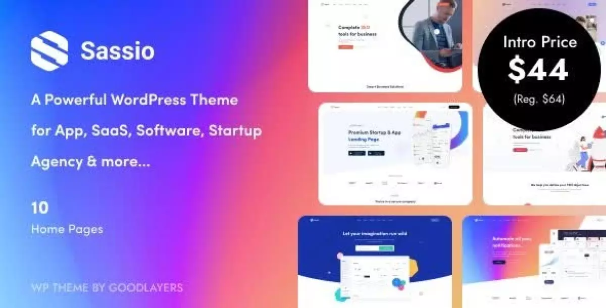 [WISH] Sassio - SaaS Software &amp; App WordPress