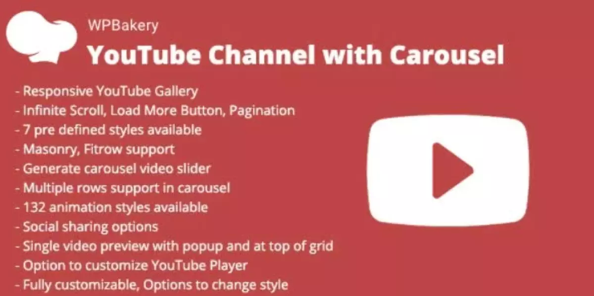 [WISH] WPBakery YouTube Channel with Carousel