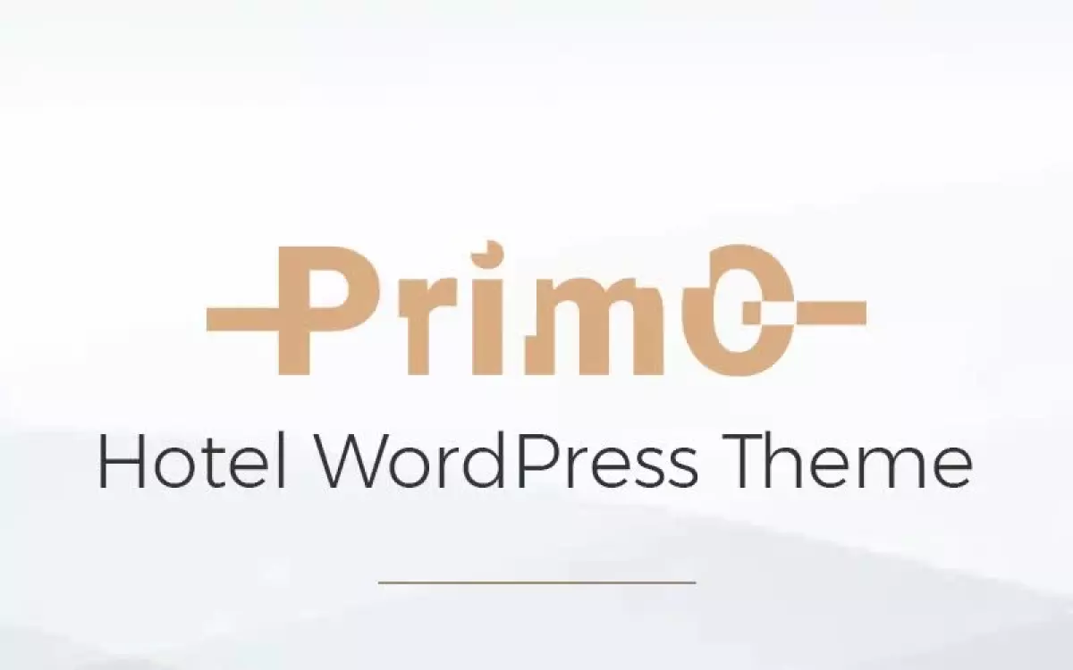 Primo - Hotel WordPress Elementor Theme WordPress Theme