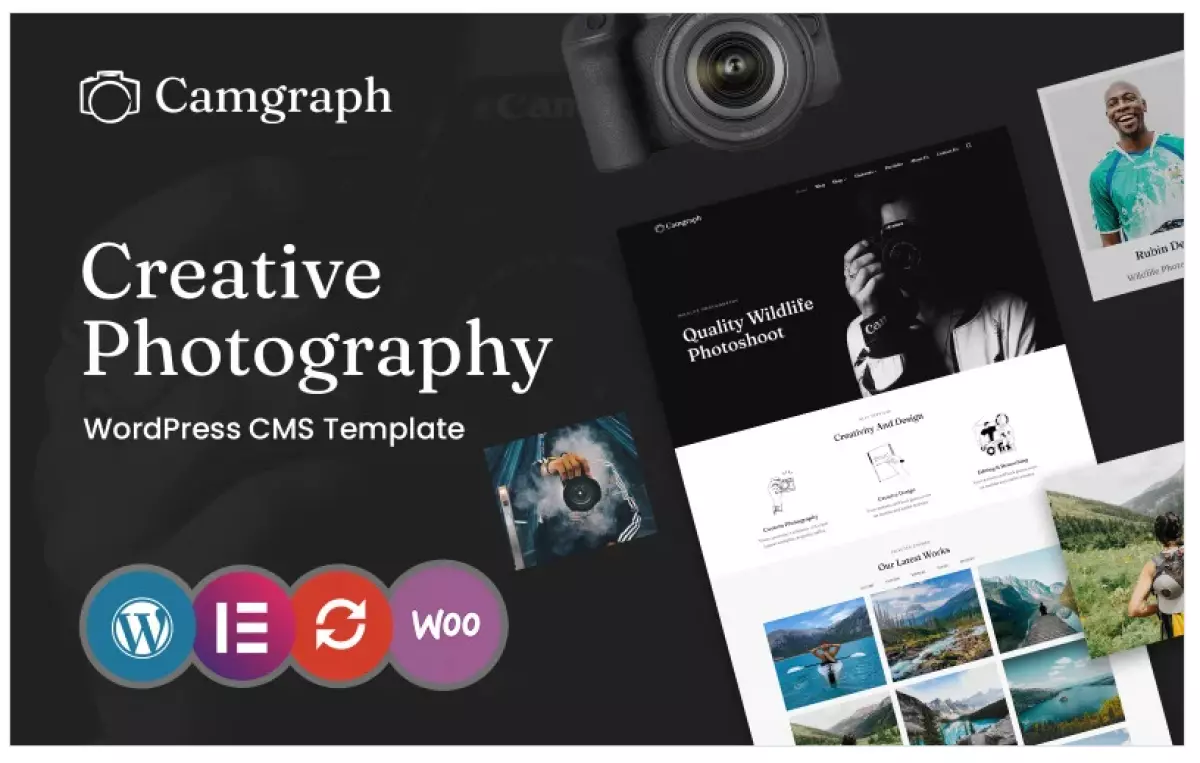 Camgaph - Portfolio and Photography WordPress Theme