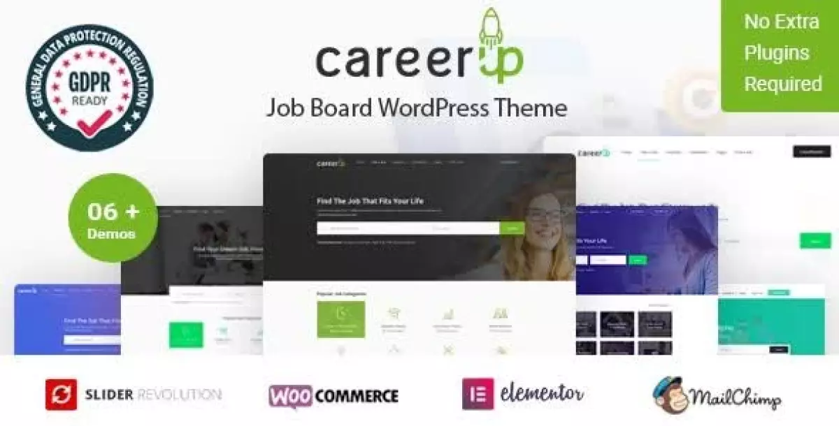 CareerUp - Job Board WordPress Theme