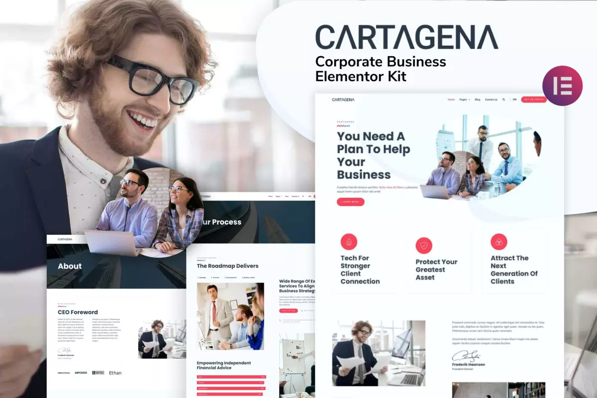 Cartagena - Corporate Business Elementor Template Kit