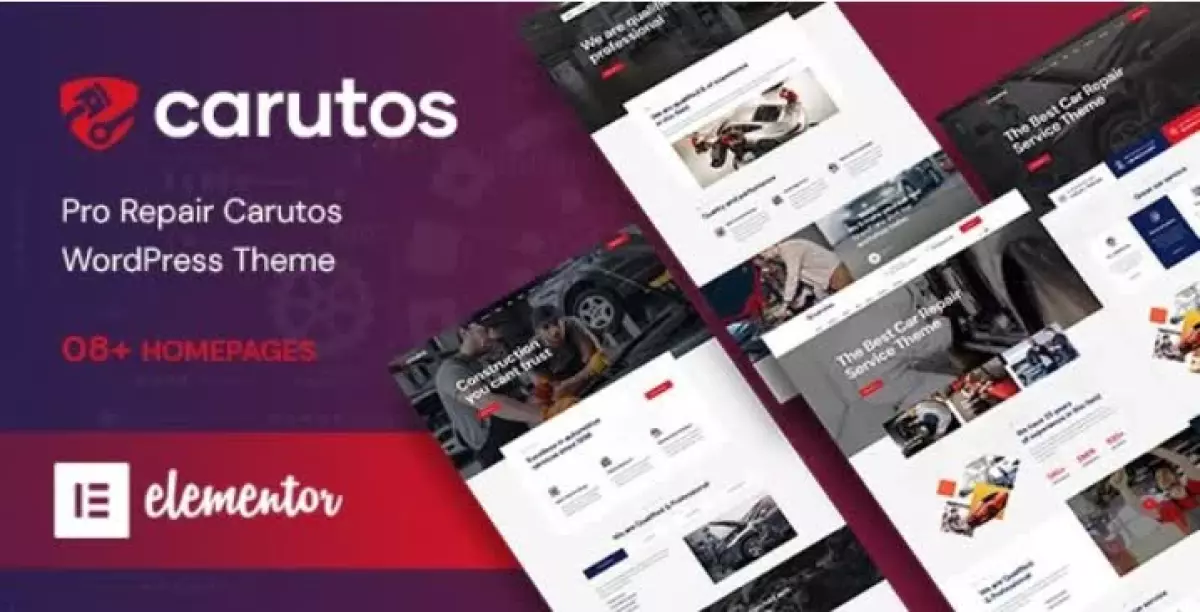 Carutos - Car Repair Services & Auto Parts WooCommerce WordPress Theme 1.0.8 