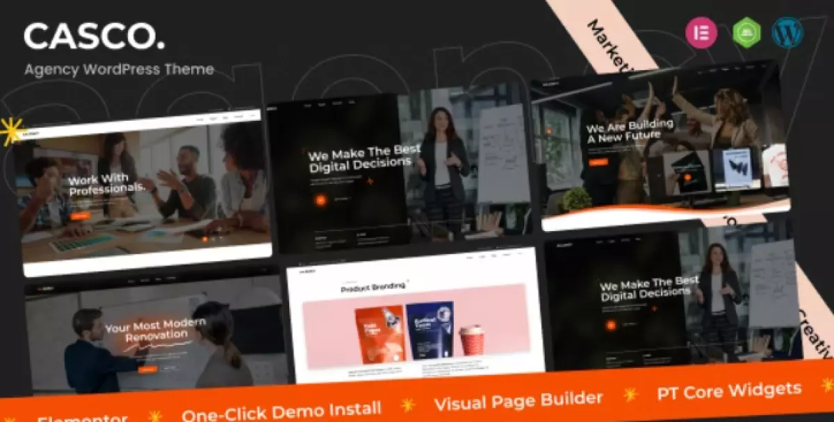 Casco - Creative Agency WordPress Theme