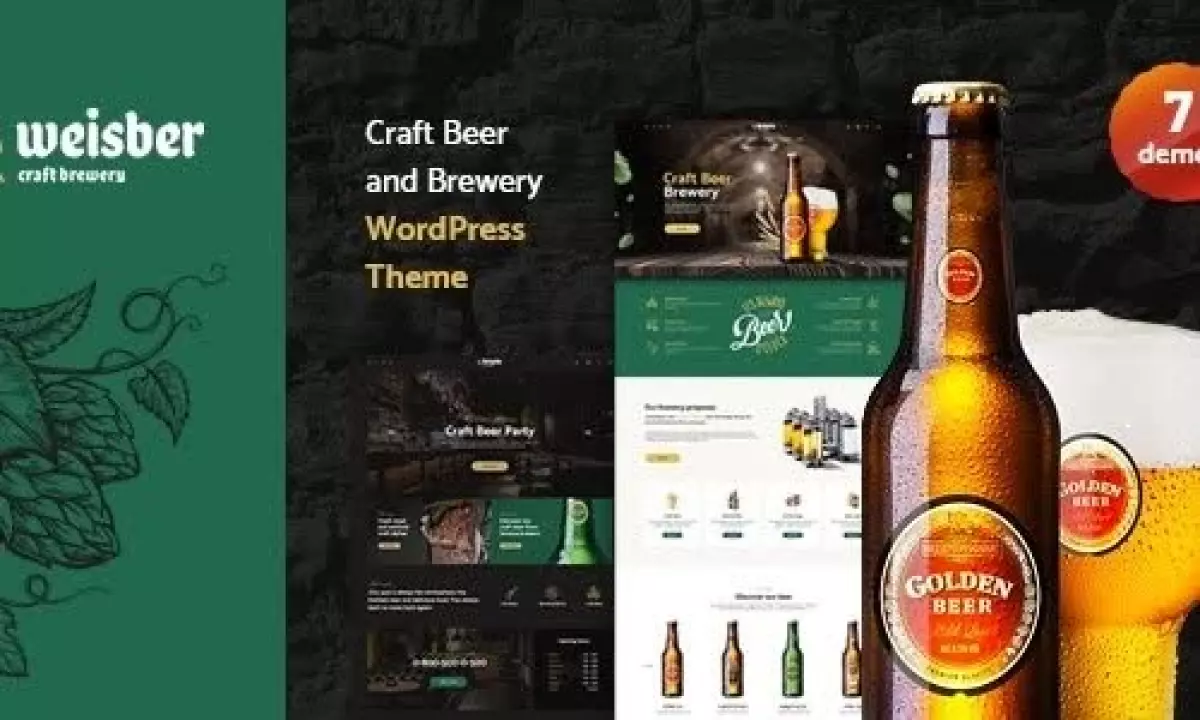 Weisber - Craft Beer & Brewery WordPress Theme