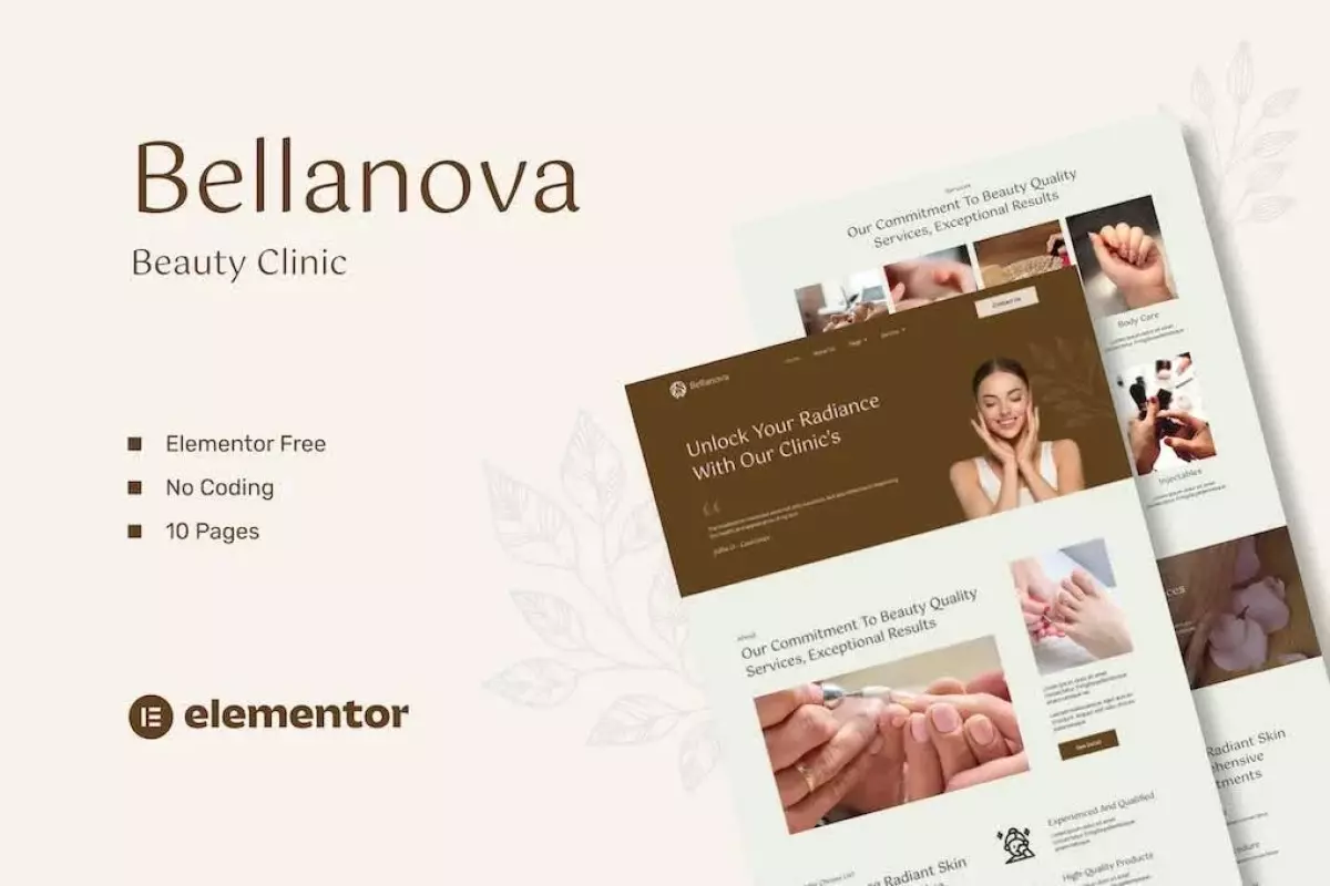 Bellanova - Beauty Clinic Elementor Template