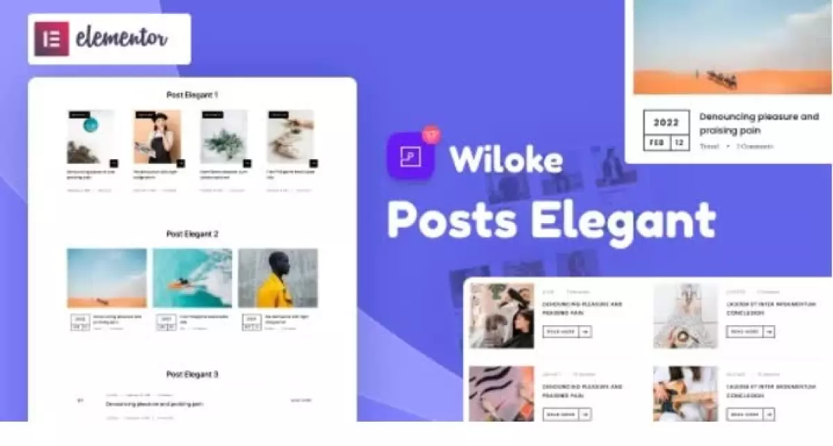 Wiloke Post Elegant Addon for Elementor