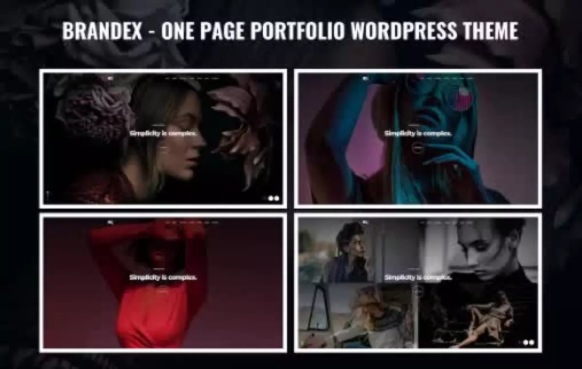 Brandex - One Page Portfolio WordPress Theme