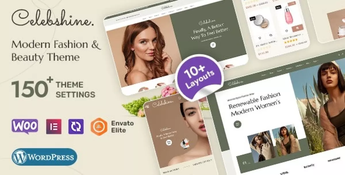 Celebshine - WooCommerce Theme for Fashion &amp; Beauty Cosmetics