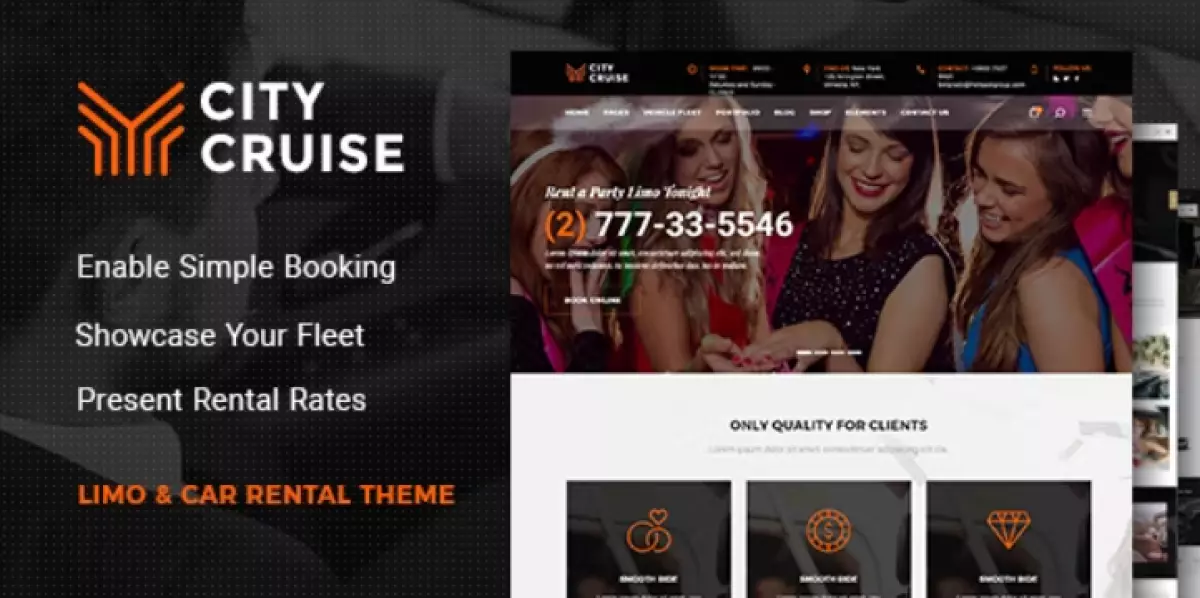 City Cruise - Limousine and Car Rental Theme