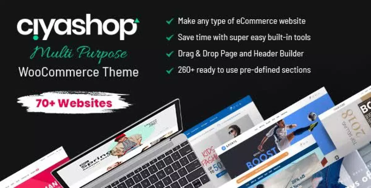 CiyaShop - Multipurpose WooCommerce Theme 4.12.1