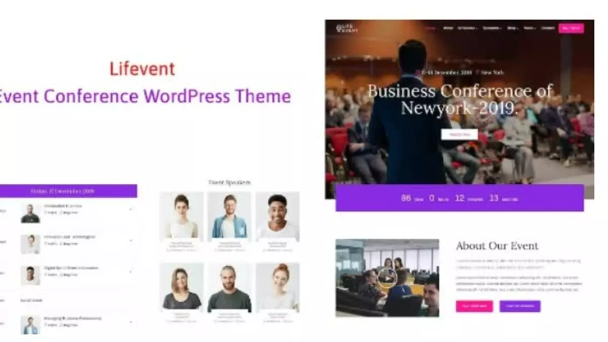 Live Event  – Single Conference, Event, Meetup Theme