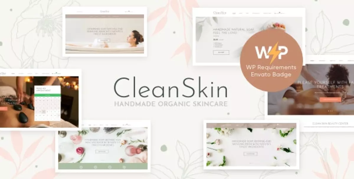 CleanSkin | Handmade Organic Soap & Natural Cosmetics Shop WordPress Theme