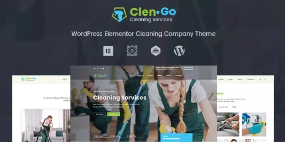 Clengo - Cleaning Company WordPress Theme