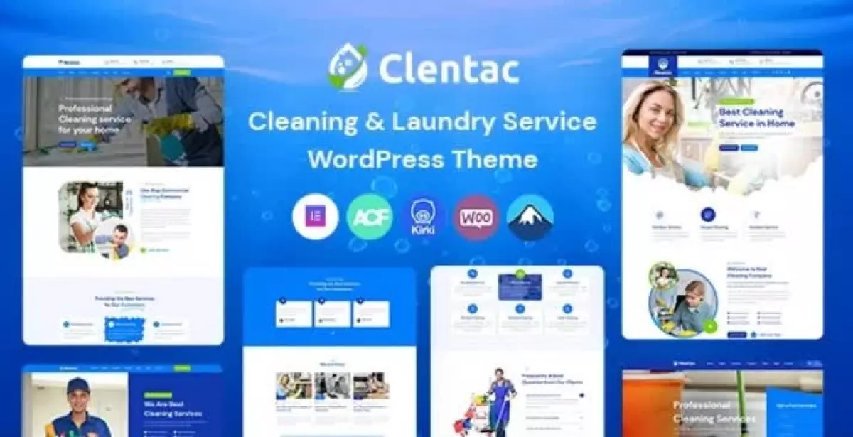 Clentac - Cleaning Services WordPress Theme